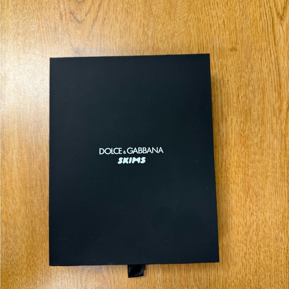 Dolce & Gabbana x Skims Black Lingerie